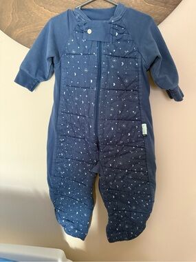 Ergobaby Navy Blue Quilted Star & Moon One-Piece
